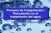 Proceso de Coagulación / Floculación en el tratamiento del ... de aluminio SIDESA.pdf · • El material y equipo utilizado debe ser de material plástico como PVC o acero inoxidable.