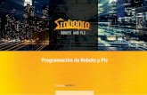 Programación de Robots y Plc - roboprosl.com · mas PLC´S y asistencia técnica a la producción y apoyo a los operarios y personal de mantenimiento, durante el tiempo de instalación