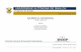 QUÍMICA GENERAL - dgep.uas.edu.mxdgep.uas.edu.mx/programas2018/semestre1/QUIMICAGENERAL_2018.pdf · crítico y solución de problemas, Habilidades socioemocionales y proyecto de