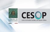 ¿Qué es el CESOP? - archivos.diputados.gob.mxarchivos.diputados.gob.mx/Centros_Estudio/Cesop/banner/Presentacion... · constituyen las líneas de investigación del CESOP y son