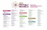 Extensión del XXIV Festival de la Huasteca, Ciudad de Pueblaviajaporpuebla.mx/images/2019/general/programa_tabloide_Huasteca_2019... · Agua Nieve Son Jarocho y Sones tradicionales