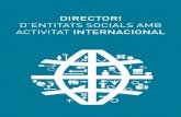 DIRECTORI - social.cat · • AFAK | Aliança amb el Ministeri d’Educació i la Fundació Codespa per generar i desenvolupar un model d’educació no formal, d’iniciació pro-