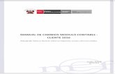 MANUAL DE CAMBIOS MODULO CONTABLE - CLIENTE 2016 - … · En el Reporte “Listado de Observaciones en el Registro Contable / Registro de Compromisos Anuales”, los registros que
