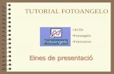 TUTORIAL FOTOANGELO - xtec.catjpeinado/coordina/fotoangelo.pdf · Seleccionar todo Despeiar todo Visualizar imagen Dpciones de salida Selectionar archivo de origen Agregar imágenes