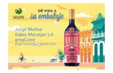 Jorge Muñoz Sales Manager LA gmgColor - labelsummit.com · la mejor receta antes de empezar un trabajo – entregar prueba de color certifcada – entregar planchas certificadas