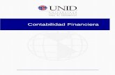 Contabilidad Financiera - mimateriaenlinea.unid.edu.mx · CONTABILIDAD FINANCIERA 3 UNID Explicación 5.3 Valuación del inventario (Continuación…) Método de promedio ponderado.