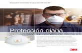 Respiradores desechables de pieza facial filtrante 3M · 3 Respiradores desechables de pieza facial filtrante 3M™ Los trabajadores desean respiradores cómodos, livianos y apropiados