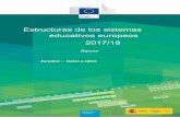 Estructuras de los sistemas educativos europeos 2017/18xuventude.xunta.es/images/sistemas_educativos_en_Europa.pdf · Educación y formación. Estructuras de los sistemas. Diagramas.