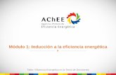 Módulo 1: Inducción a la eficiencia energética fileNociones básicas del uso de energía en procesos III. Definiciones relacionadas con eficiencia energética IV. Beneficios de