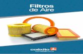 Filtros de Aire - coexito.com.co · Filtros de Aire Vehículos Colombia - Filtros de Aire - Filtros de Aceite - Pastillas de Frenos -Bloques de Frenos - Bujías - Baterías - Llantas