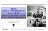 EHAS Diseño e instalación de una red de comunicaciones Wi ...paginaWEB/23.pdf · III Encuentro COITT-EUITT (Ámbito Iberoamericano). 17-05-2006. EHAS Diseño e instalación de una
