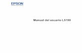 Manual del usuario - L5190 · 3 Contenido Manual del usuario L5190..... 13
