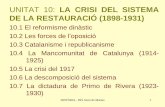 UNITAT 7: LA FALLIDA DEL SISTEMA DE LA RESTAURACIÓ (1902 … · 10.5 La crisi del 1917 • Espanya, al marge del sistema d’alianceseuropeu, es va mantenir oficialment neutral durant