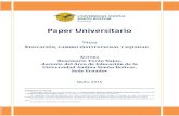 Paper Universitario - repositorio.uasb.edu.ecrepositorio.uasb.edu.ec/bitstream/10644/4197/1/CON-PAP-Teran, R... · 3 resultados cuantitativos enmarcados en parámetros de éxito o