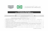 Í N D I C E - data.consejeria.cdmx.gob.mx · 6 GACETA OFICIAL DE LA CIUDAD DE MÉXICO 26 de agosto de 2019 5.- Lineamientos para la operación de instalaciones eléctricas temporales.