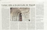 CATALUNA Larga vida a ]a portada de Ripoll vida a la... · Larga vida a ]a portada de Ripoll El monumento románico del siglo XII ha frenado su proceso de deterioro JOSÉ ÁNGEL MONTAÑÉS