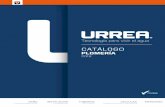 CATÁLOGO - URREA · catÁlogo plomerÍa 2018 instalaciÓn elementos tuberÍas sistemas vÁlvulas mercadeo construcciÓn e industria baÑo lÍneas completas