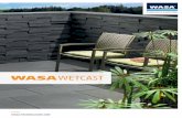 WASA Wetcast-Brochure ES full · ©2019 WASA AG | Diseño: CAMAO Índice de ilustraciones: AUSTRIA BETON WERK s.r.o. Greystone Ambient & Style GmbH & Co. KG KANN GmbH Baustoffwerke