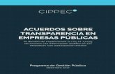 3Acuerdos sobre transparencia - cippec.org · La preocupación por la ética e integridad pública de los funcionarios ocupan cada vez más lugar en la agenda pública. El gobierno