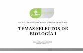BIOLOGÍA I - edu.jalisco.gob.mxedu.jalisco.gob.mx/.../files/temas_selectos_de_biologia_i.pdf · 3 Créditos CONTENIDO PÁGINA Fundamentación 4 Competencias Genéricas 8 Competencias