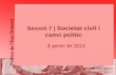 Sessió 7 | Societat civil i file• Acabem amb el tema 5 –L’opinió pública i Internet •El cas de la premsa •La televisió •Internet i política . Comunicació a la Xina