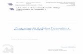 Programación didáctica Formación y Orientación Laboral. · Programación didáctica de Formación y Orientación Laboral. y F.O.L 1º QA Curso 2018/19 Julio Verne, 6. 29191 Málaga