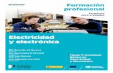 Electricidad y electrónica - fp.larioja.org · Electricidad y electrónica Título Profesional Básico en Electricidad y Electrónica Duración del estudio: 2.000 horas ¿Qué voy