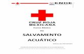 Manual de Salvamento Acuático - dipsa.comdipsa.com/ClanDunant/Textos/CR - Acuatico, Manual de Salvamento Acuático.pdf · 1 Coordinación Nacional de Rescate Acuático de la Cruz