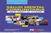 AÑO 2016 - cdn. · Prevención y atención en un nuevo modelo de servicios de Salud Mental. Promoción de la Salud Mental, desarrollo humano y ejercicio de ciudadanía. Concertación