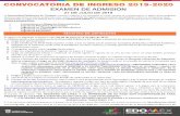 convocatoria - uptecamac.edomex.gob.mxuptecamac.edomex.gob.mx/.../files/files/convocatoria.pdf · CONVOCATORIA DE INGRESO 2019-2020 EXAMEN DE ADMISIÓN 27 DE JULIO DE 2019 La Universidad