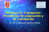 Modelos de Transporte: Problemas de asignación y de transbordo · Problemas de Asignación: Son problemas balanceados de transporte en los cuales todas las ofertas y todas las demandas