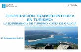 COOPERACIÓN TRANSFRONTERIZA EN TURISMO de Galicia... · Europa como destino de buceo . WAOH Route. ACUERDOS BILATERALES •Establecer una dinámica de intercambios regulares, dentro