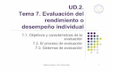 UD.2. Tema 7. Evaluación del rendimiento o desempeño ...ocw.uc3m.es/cursos-archivados/gestion-de-recursos-en-bibliotecas-y... · Gestión de recursos -Ana R. Pacios Lozano 1 UD.2.