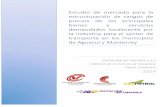 Estudio de mercado para la estructuración de rangos de ... · unidades de transporte (UT) en el municipio de Aguazul, Casanare, con base en los datos obtenidos de la encuesta estudio