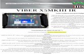 VIBER X5MKIII IRihscompany.com.mx/Equipo_de_medicion/Analizadores_de_vibracion/Manuales... · VIBER X5 MK III IR™ utiliza una nueva generación de procesadores DSP de punto flotante