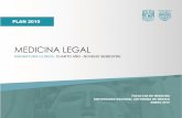 MEDICINA LEGAL - seciss.facmed.unam.mxseciss.facmed.unam.mx/wp-content/uploads/2018/12/MEDICINA-LEGAL-2019.pdf · medicina legal La laicidad se refuerza con la tolerancia y fundamenta
