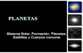 PLANETAS - astro.puc.clnpadilla/Docencia/Entradas/2015/9/30_Clase_15_files/... · Planetas jovianos comparados con el tamaño de la Tierra. Las densidades son muy bajas, lo que implica