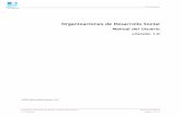 Organizaciones de Desarrollo Social · VP Sistemas Fundación Venezuela sin límites – Boletín Electrónico Manual de Usuario VP Sistemas Página 1 de 41 Organizaciones de Desarrollo