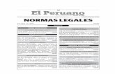 Publicacion Oficial - Diario Oficial El Peruano · Res. N° 011-2014-SUNASS-CD.- Proyecto de resolución que aprueba metas de gestión, fórmula tarifaria y estructura tarifaria de