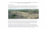La destrucción de parte de la antigua ciudad de Cihuatán ... · La destrucción de parte de la antigua ciudad de Cihuatán Resumen hasta abril, 2010 Antecedentes Cihuatán es reconocido