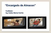 “Encargado de Almacen”andresberroacarrion.com/archivos infotep/Encargado de Almacen.pdf · ASPECTO CONTABLE • Preparación del PLAN ANUAL DE EJECUCIÓN DE LOS INVENTARIOS FÍSICOS