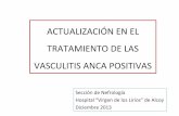 Tratamiento Vasculitis ANCA pos - dep15.san.gva.es Vasculitis ANCA... · • Asociada en un 70% a la presencia de ANCA (antiMPO). • Es la vasculitis ANCA positiva más frecuente