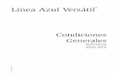 Condiciones Generales - aseguratemexico.com.mxaseguratemexico.com.mx/files/GNP-VersatilCG.pdf · Condiciones Generales Línea Azul Versátil Individual 5 40 70 25 Deﬁ niciones Para