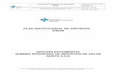 PLAN INSTITUCIONAL DE ARCHIVOS PINAR · Norma Técnica Colombiana NTC-ISO 15489-1. INFORMACIÓN Y DOCUMENTACIÓN, se regula la gestión de documentos de archivo, de las organizaciones