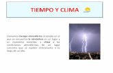 TIEMPO Y CLIMA - joseasandovalf.files.wordpress.com · del clima local y hasta zonal. La causa es que el agua absorbe y desprende calor a diferente ritmo que la tierra. La tierra