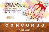 CONCURSO - cusco.gob.pe · Municipalidad del Cusco y la finalidad del concurso. 3. GÉNERO Se admiten al concurso creaciones musicales interpretadas por sus autores, enmarcadas en