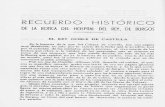RECUERDO HISTÓRICOriubu.ubu.es/bitstream/10259.4/1034/1/0211-8998_n118_p056-071.pdf · RECUERDO HISTÓRICO DE LA BOTICA DEL HOSPITAL DEL REY, DE BURGOS EL REY NOBLE DE CASTILLA En
