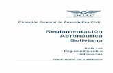 Reglamentación Aeronáutica Boliviana · 140.025. Las especificaciones del presente reglamento se deben aplicar a aquellos helipuertos de procedimientos visuales que pueden, o no,