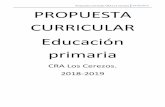 PROPUESTA CURRICULAR Educación primariacraloscerezos.centros.educa.jcyl.es/sitio/upload/PROPUESTA_CURRICULAR... · en desarrollo de la legislación básica estatal de la educación