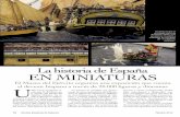 La historia de España EN MINIATUrAS · Diorama sobre el combate naval de Trafalgar (1805), que ayuda a la muestra a presentar el concepto de «modelismo estático». Febrero 2014
